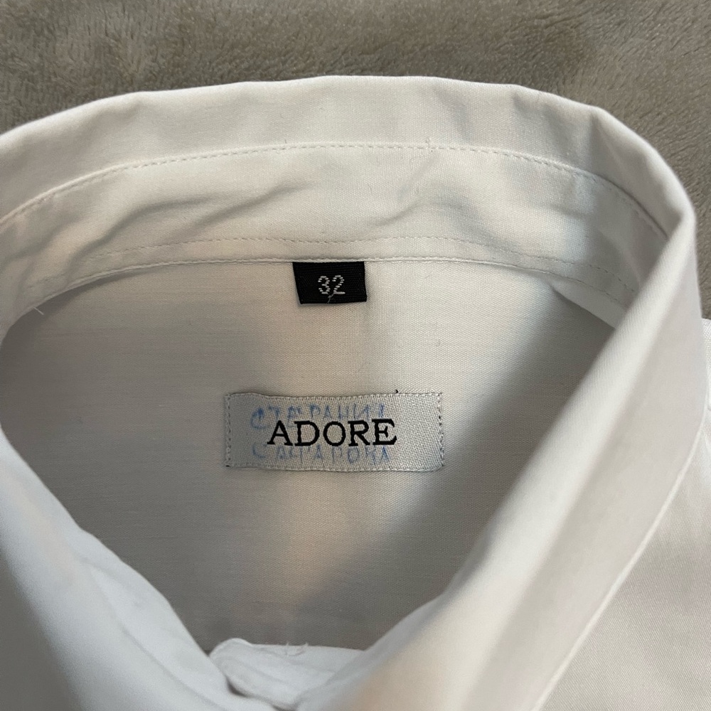 Boys white bottom down t shirt - Picture 8 of 11